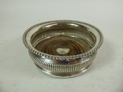 Lot 2080 - A Pair of Victorian Silver Wine-Coasters