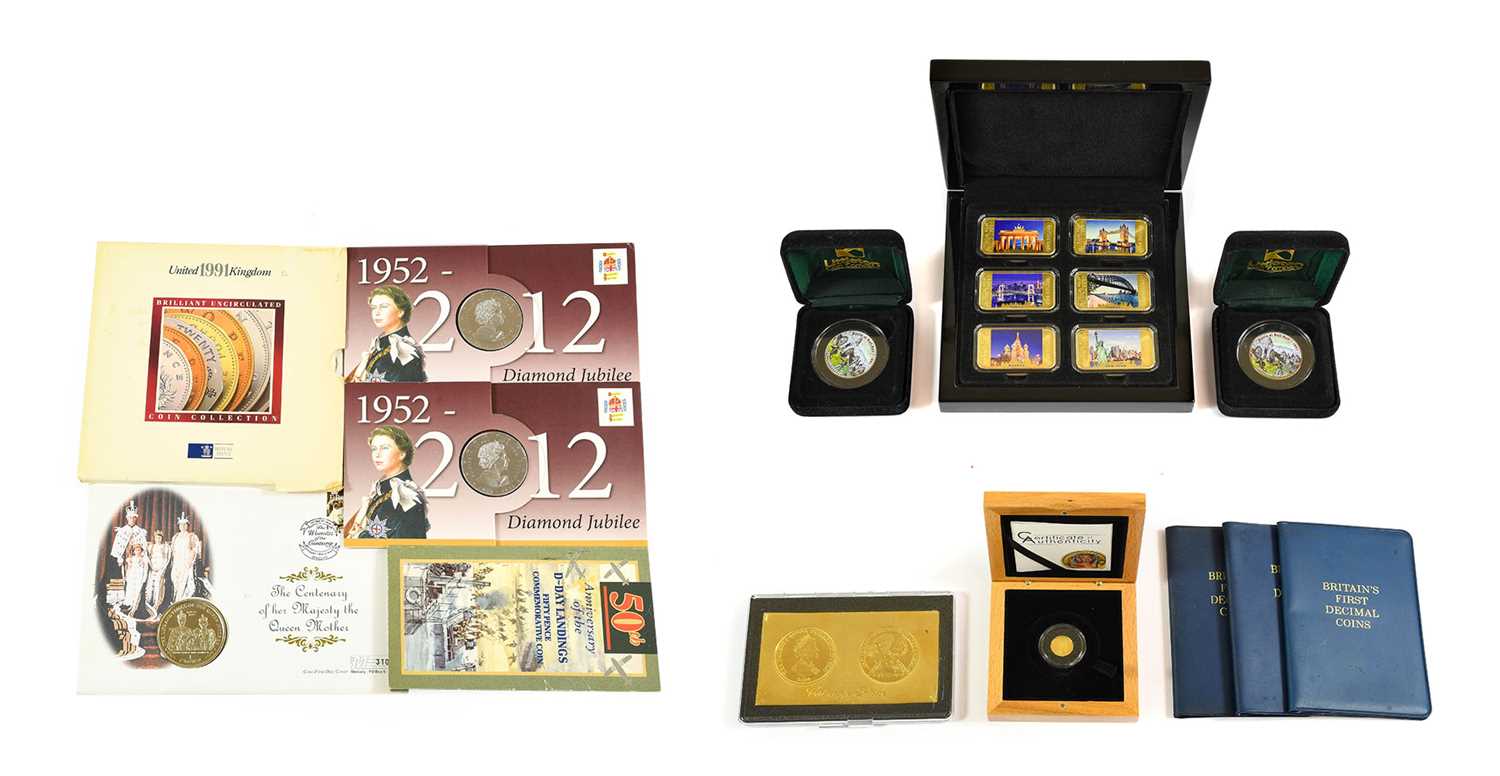 Lot 2271 - Collection of Commemorative Coins, Medallions...