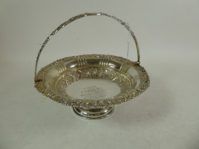 Lot 2099 - A Victorian Silver Basket