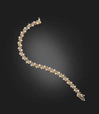 Lot 2083 - A Diamond Bracelet