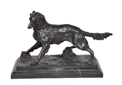 Lot 18 - A 20th century patinated bronze sculpture...