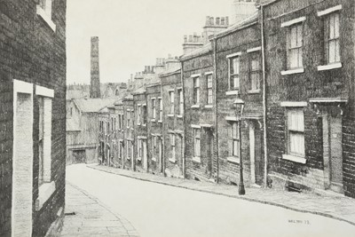 Lot 1057 - Stuart Walton (b.1933) Northern street Signed...