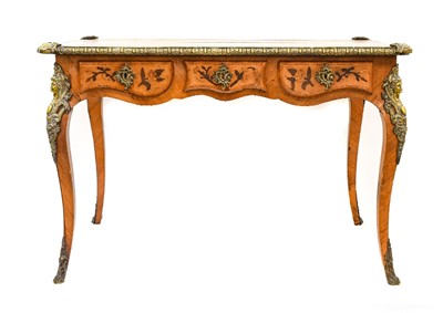 Lot 382 - A Louis XV Style Kingwood, Marquetry Inlaid...