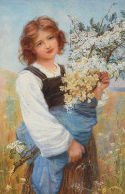 Lot 1009 - Frederick Morgan (1856-1927) Springtime - A...