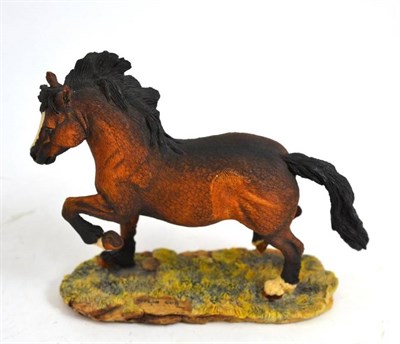 Lot 177 - Border Fine Arts Welsh Cob, style two, NP6 by Judy Boyt (restoration to legs)
