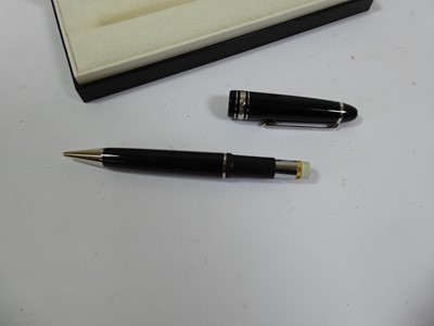 Lot 2059 - A Montblanc Meisterstück Fountain-Pen, Ballpoint-Pen and Mechanical-Pencil
