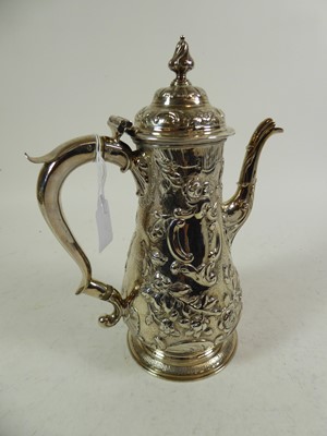 Lot 2004 - A George III Silver Coffee-Pot