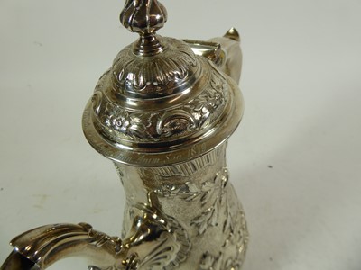 Lot 2004 - A George III Silver Coffee-Pot