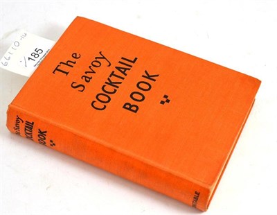 Lot 185 - Craddock (Harry), The Savoy Cocktail Handbook, 1931, original cloth