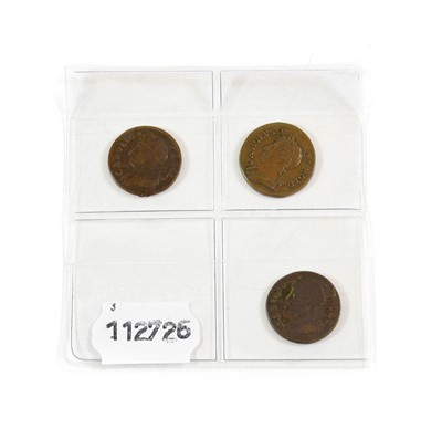 Lot 2027 - 3 x Charles II Farthing 1672, comprising: 2 x...