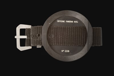 Lot 2110 - Officine Panerai: A Rare Diver's Large Wrist Compass