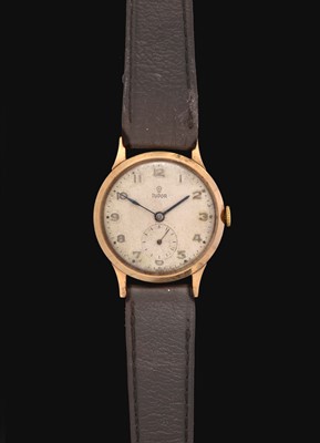 Lot 2270 - Tudor: A 9 Carat Gold Wristwatch