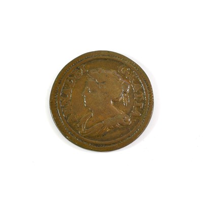 Lot 2031 - Anne, Farthing 1714 pattern, obv. draped bust...