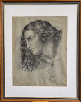 Lot 1005 - F. Bergereau (20th century) Head and shoulders...