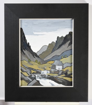 Lot 1083 - David Barnes (1942-2021) "Mountain Stream"...