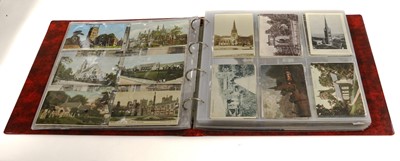 Lot 209 - An album containing approx. 440 postcards of...