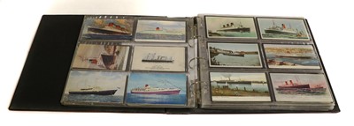 Lot 210 - Approx 275 cards of Shipping and maritime...