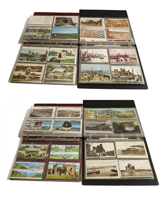 Lot 221 - Two albums filled with approx. 300 postcards...