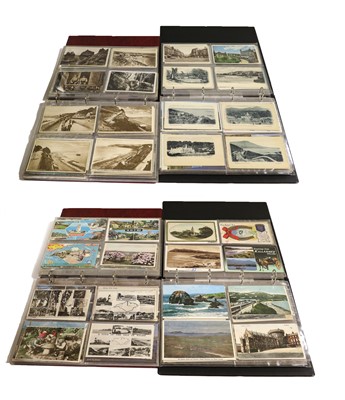 Lot 221 - Two albums filled with approx. 300 postcards...