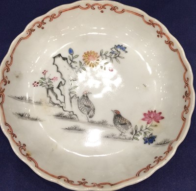 Lot 5 - A Chinese Porcelain Tea Bowl and Saucer,...