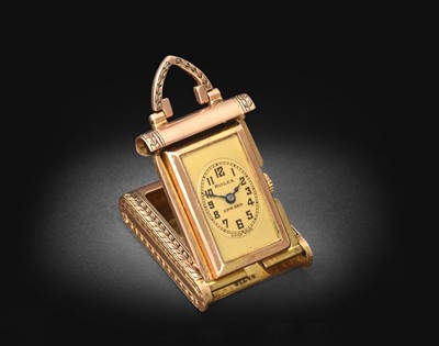 Lot 2111 - Rolex: A Rare 9 Carat Gold Purse Watch