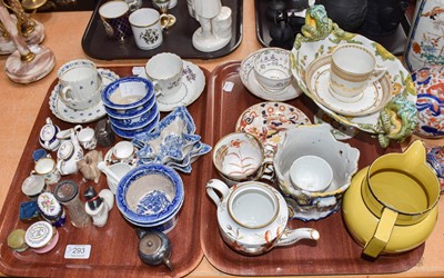 Lot 293 - A quantity of mainly 19th century ceramics,...