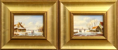 Lot 1169 - Anton Herkelman (Dutch, 20th Century) 
A pair...