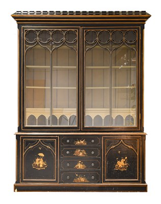Lot 264 - A Victorian Gothic Revival, Ebonised and...