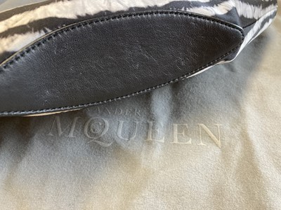 Lot 3074 - Alexander McQueen Da Manta Clutch Bag, mounted...