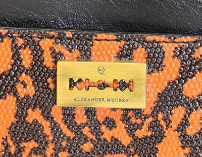 Lot 5063 - Alexander McQueen Small Black Leather Shoulder...