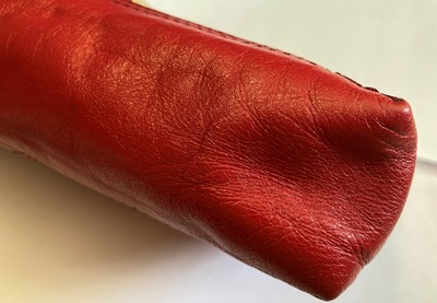 Lot 3015 - Fendi Red Leather Baguette Shoulder Bag, with...