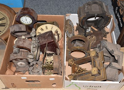 Lot 414 - A selection of clockmakers items, including:...