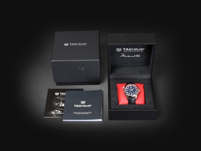 Lot 2124 - Tag Heuer: A Tribute To Muhammad Ali Limited Edition Stainless Steel Wristwatch