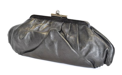 Lot 5017 - Chanel Black Lambskin Clutch Bag, Circa 2006...