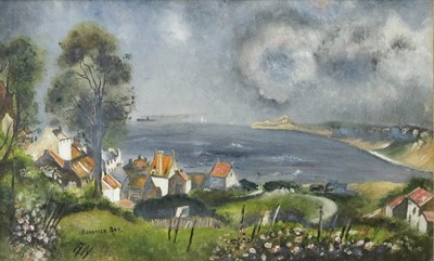 Lot 1185 - ~ British School (20th century) "Runswick Bay"...