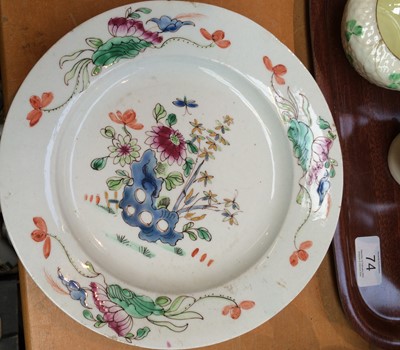 Lot 73 - A Set of Four Bow Porcelain Plates, circa 1755,...