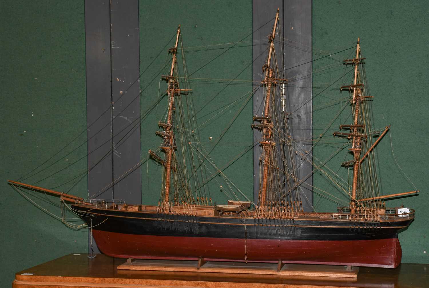 A scratch built model ship | Barnebys
