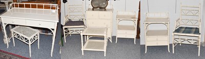 Lot 1261 - ~A group of white painted Aesthetic period...