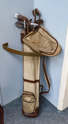 Lot 355 - Vintage Hickory Shafted Golf Clubs