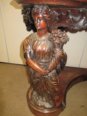 Lot 252 - An Imposing Victorian Carved Mahogany...