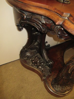 Lot 252 - An Imposing Victorian Carved Mahogany...