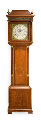 Lot 752 - An Oak Eight Day Longcase Clock, signed...