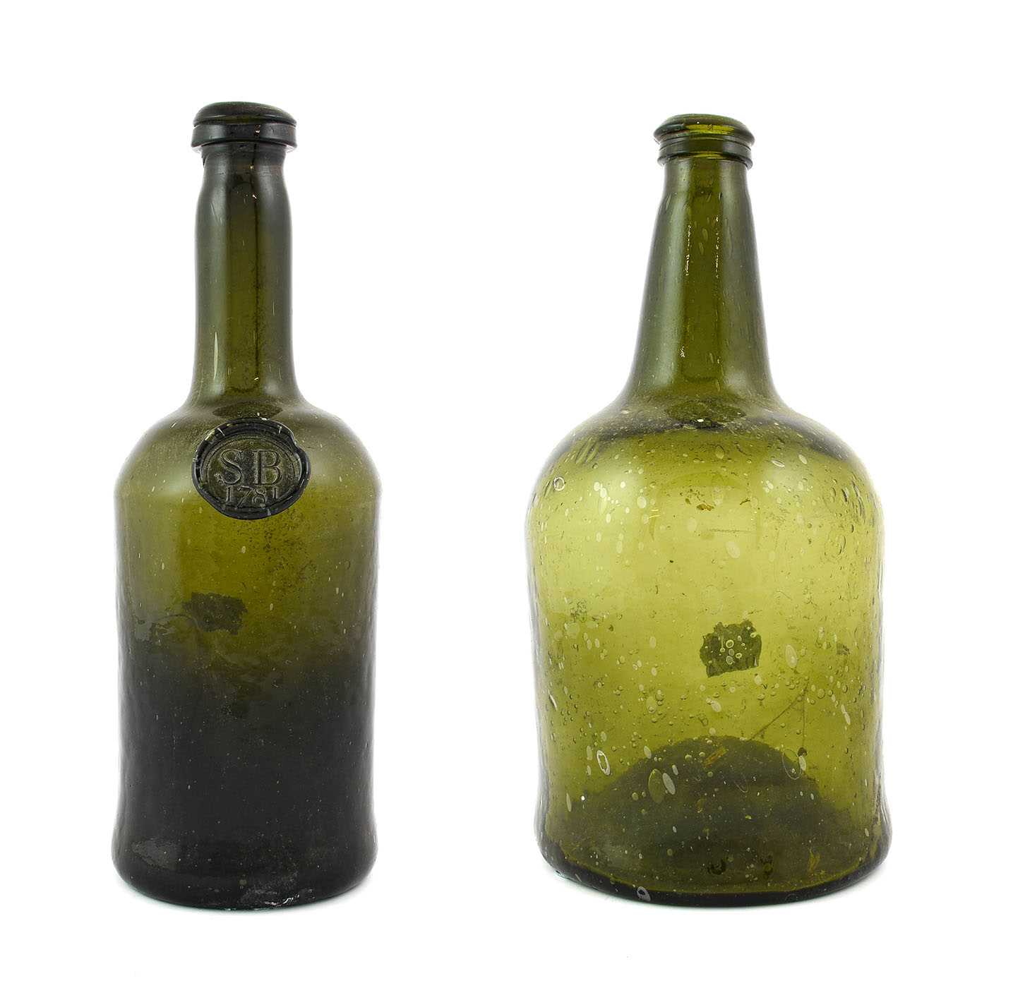 Lot 2 - A Sealed Wine Bottle, dated 1781, of...
