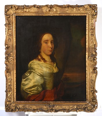 Lot 1042 - Circle of John Riley (1646-1691) Portrait of a...