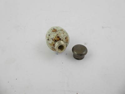 Lot 2056 - A Victorian Silver-Mounted Porcelain Scent-Bottle