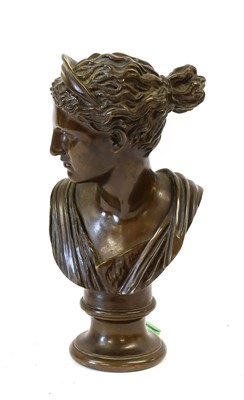 Lot 524 - After the Antique: A Bronze Bust of Venus, on...