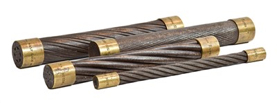 Lot 254 - British Ropes Ltd, steel rope salesman samples,...