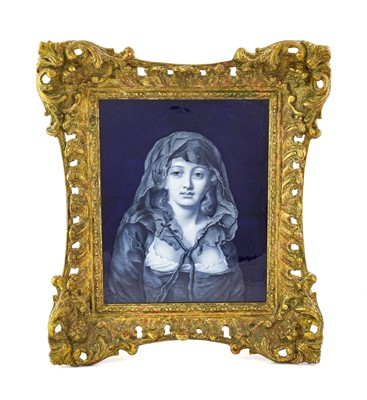 Lot 19 - An English Porcelain Plaque in the Manner of...