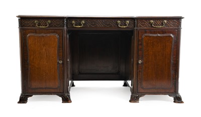 Lot 313 - A 19th Century Mahogany and Blind Fret Carved...