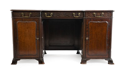 Lot 869 - A 19th Century Mahogany and Blind Fret Carved...